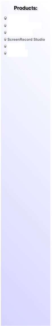 Products: 
 MediaEdit 3
 Geocache Manager
 ScreenRecord
 ScreenRecord Studio
 PhotoEdit
 ezBusiness